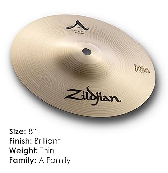 Zildjian ジルジャン　スプラッシュシンバル Zildjian 8' A Zildjian SPLASH スプラッシュシンバル